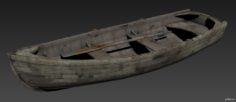 Wooden Boat 3D Model