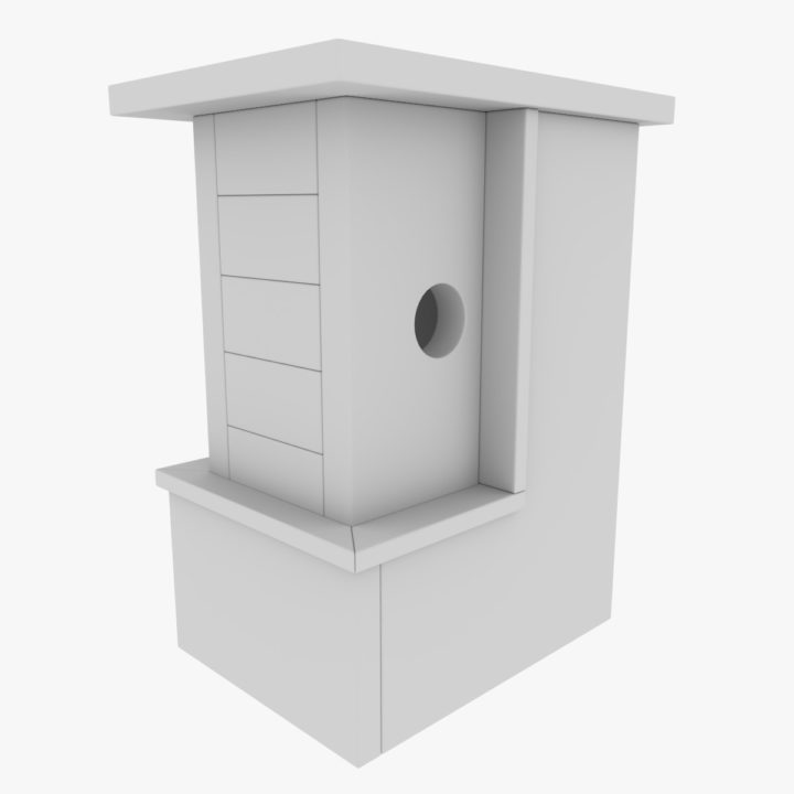 Bird House four 3D Model