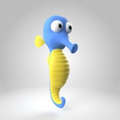 Sea Horse02 3D 3D Model