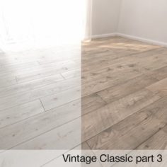Parquet Floor Vintage Classic part 3 3D Model