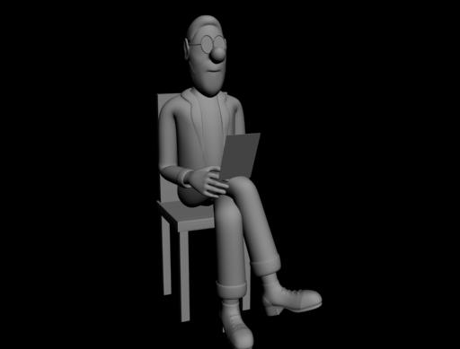 Grandpa Free 3D Model