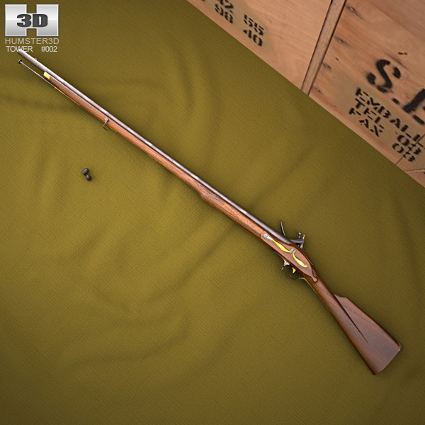 Brown Bess (Land Pattern Musket) 3D Model
