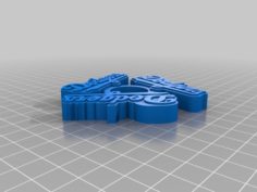 LA Dodgers Fidget Spinner #2 – Wingnut2k 3D Print Model