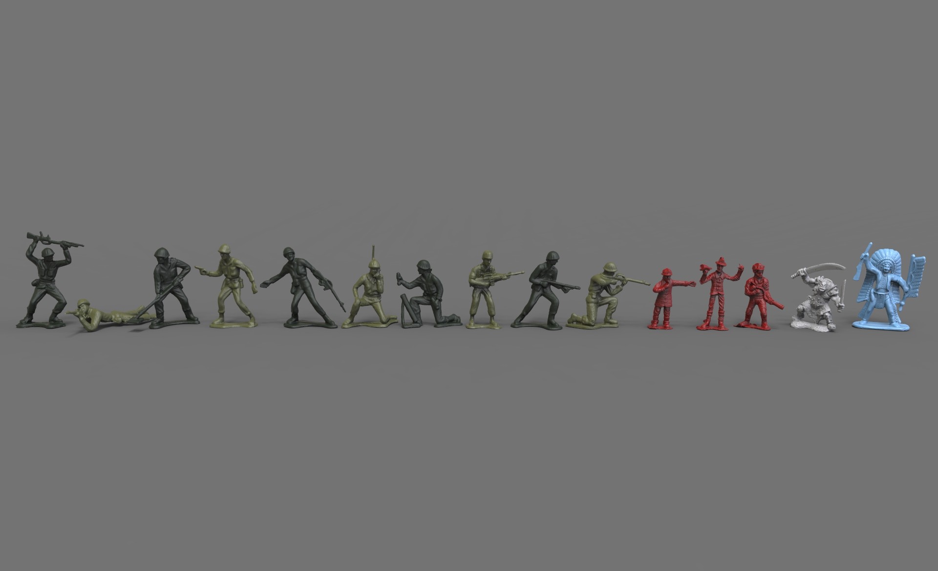 Miniatures Pack 3D Model