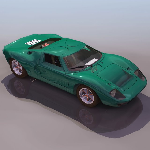 3D Model of Ford GT40 3D Model