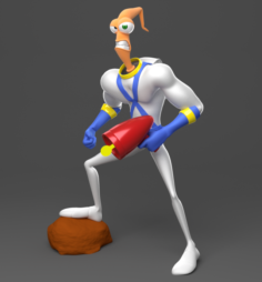 Earth Worm Jim 3D Model