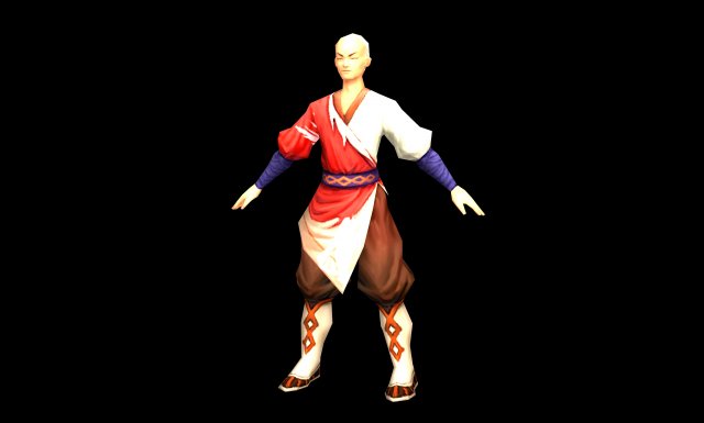 Game Model – Taoist comprehension scene – lead the 3D Model