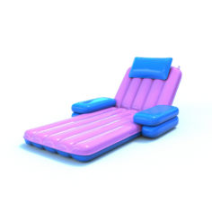 Inflatable Pool Chair 3D Model