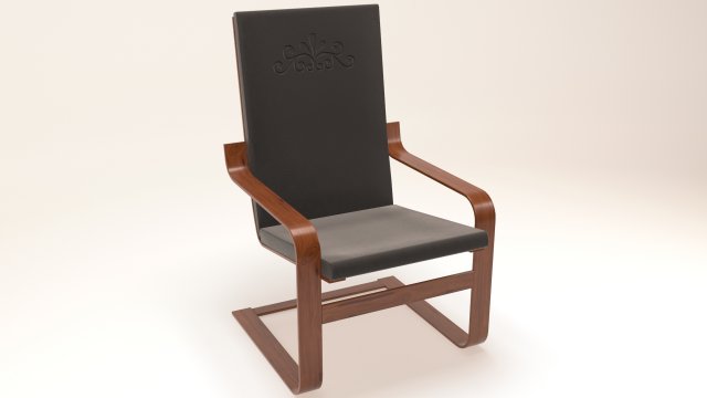 Chair Poeng 3D Model