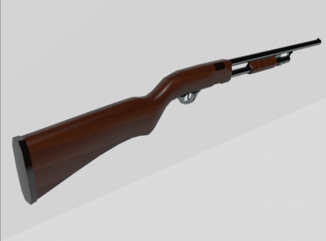 Shotgun 3D Model