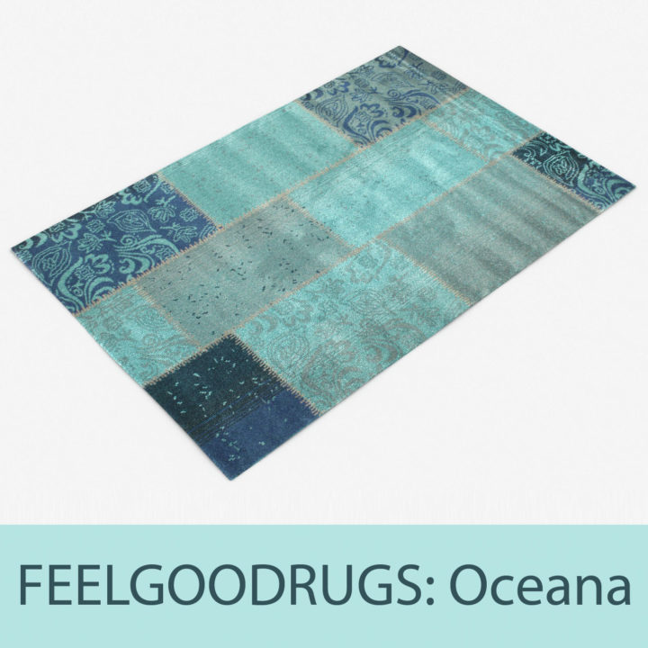 Modern carpet #7: Feelgoodrugs Oceana rug 3D Model