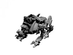 Robot Panther Free 3D Model