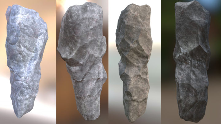 Rocks Collection Low poly 3D 3D Model