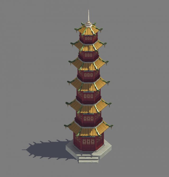 Palace – Tower 03 3D Model