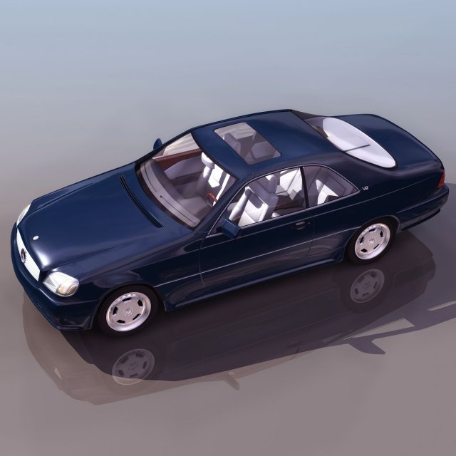 3D Model of Mercedes Car 3D Model