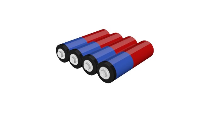 Small battery Free 3D Model