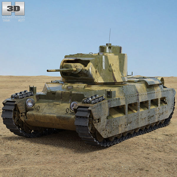 Matilda II 3D Model