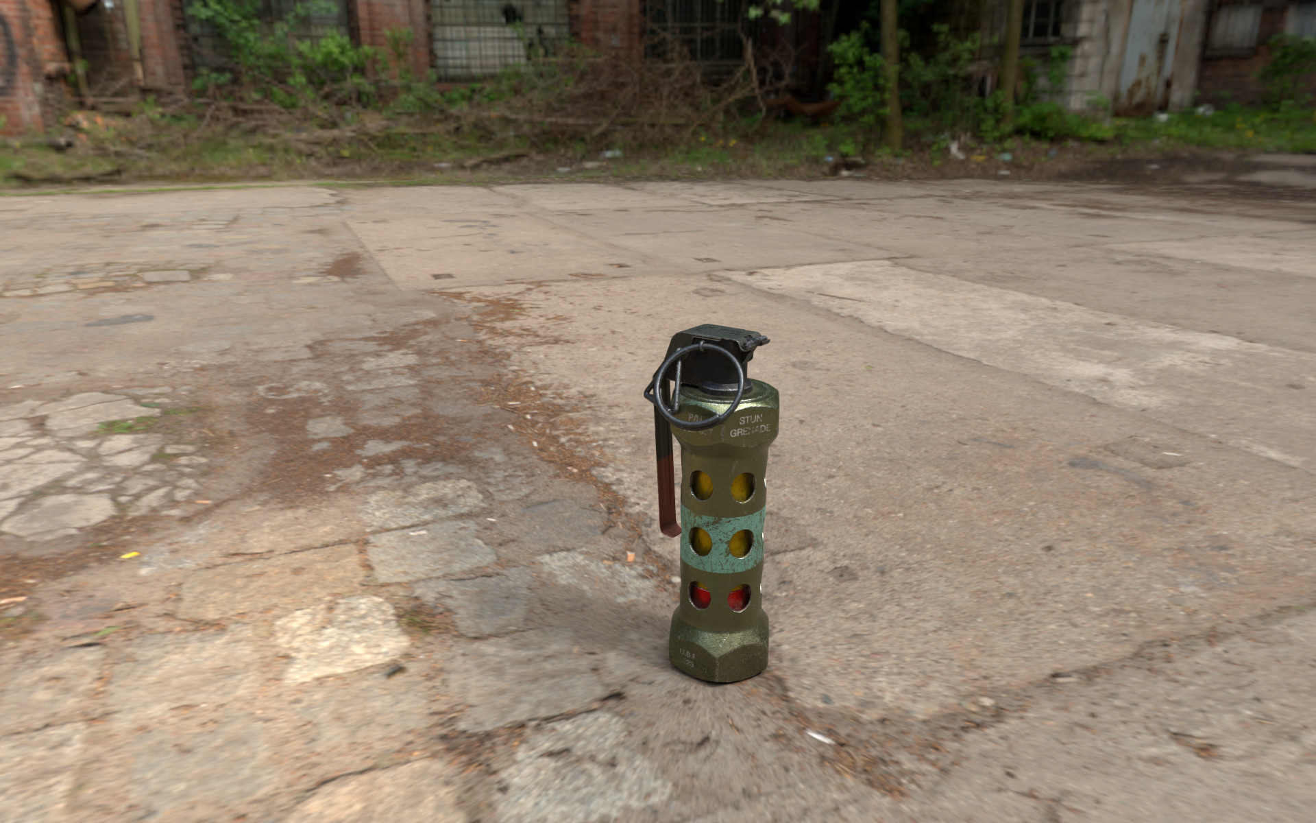 Stun Grenade 3D Model