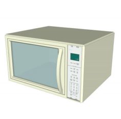 microwave ovan Free 3D Model