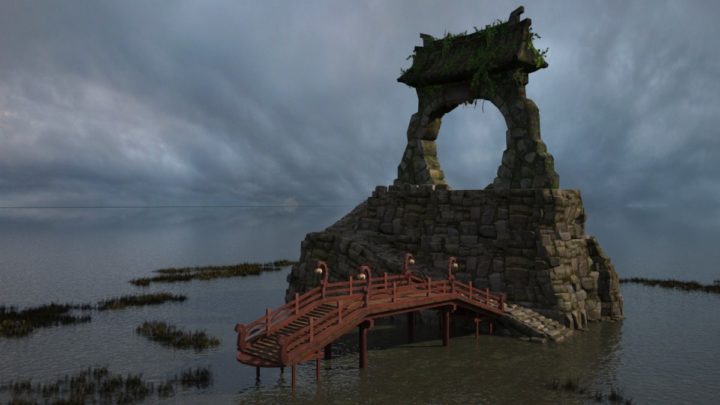 Ancient style Bridges building 3D models 3D 3D Model