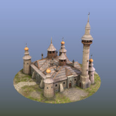 Mosque 3D model 3D Model