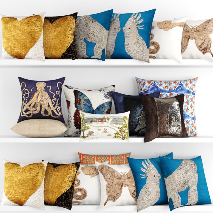 Collection of pillows – 3 3D 3D Model