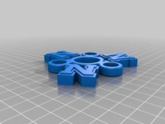 Nebraska Fidget Spinner – Wingnut2k 3D Print Model