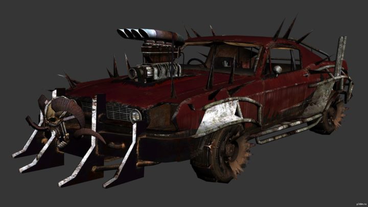 MadMAX ShovelFace 3D Model