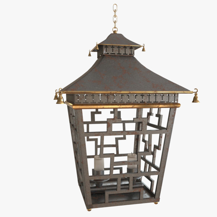 Chinese lantern 3D model 3D Model