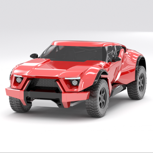 Zarooq Sand Racer 3d model vray 3D Model