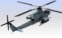 Helicopter AH-1Z Viper 3D Model