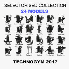 TechnoGYM 2017 Selectoriased COLLECTION 3D Model