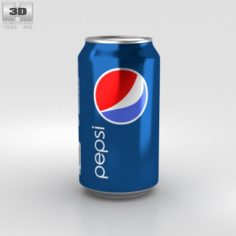 Pepsi Can 12 FL 3D Model