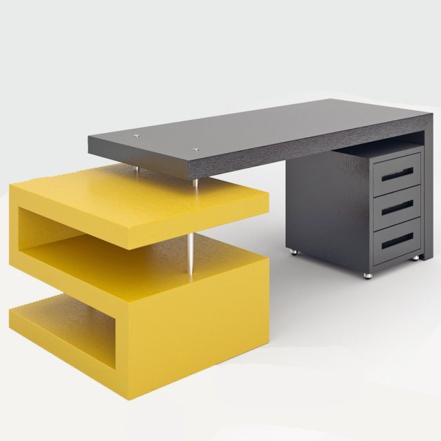 Office table 3D Model