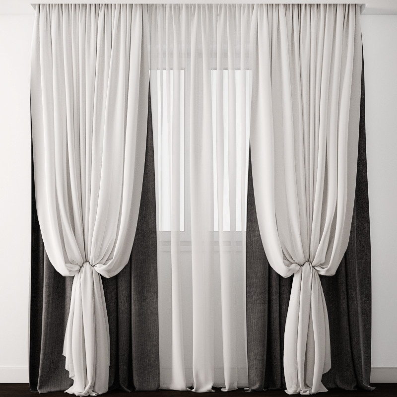 Curtain 3D Model - 3DHunt.co