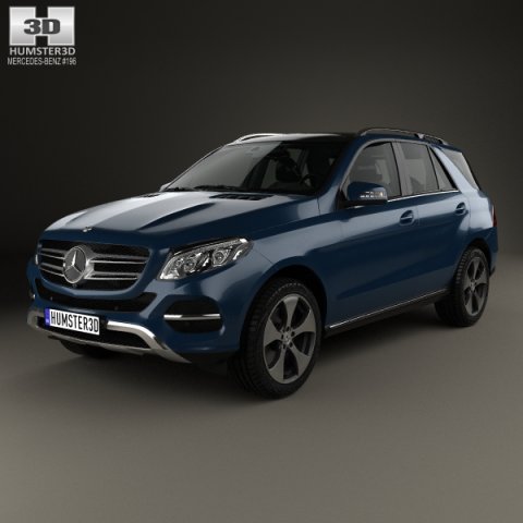 Mercedes-Benz GLE-Class W166 2014 3D Model