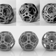 Dodecahedron 3D Print Model