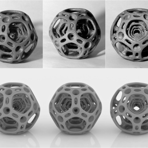 Dodecahedron 3D Print Model