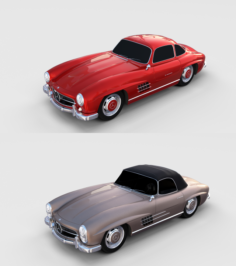 Mercedes 300SL Pack 3D Model