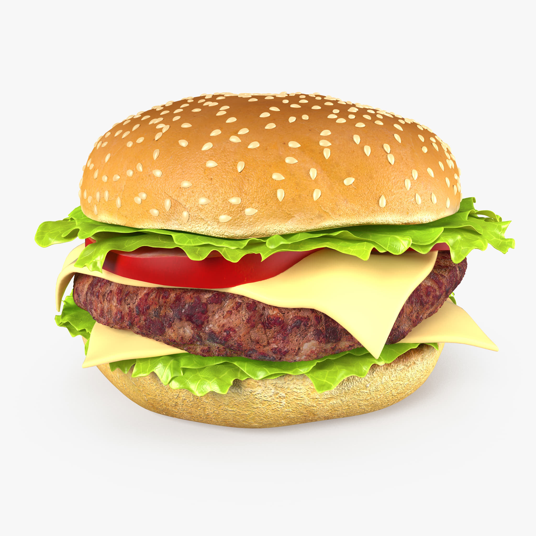 Hamburger 3D Model