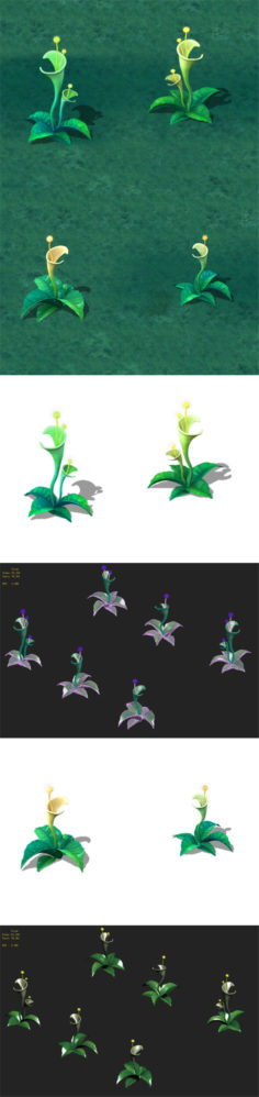 Cartoon version – plant mysterious light
           3D Model