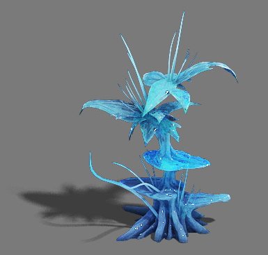 Ice and snow – ice tree 3D Model