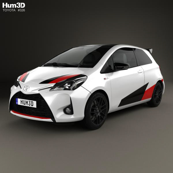 Toyota Yaris GRMN 2017 3D Model