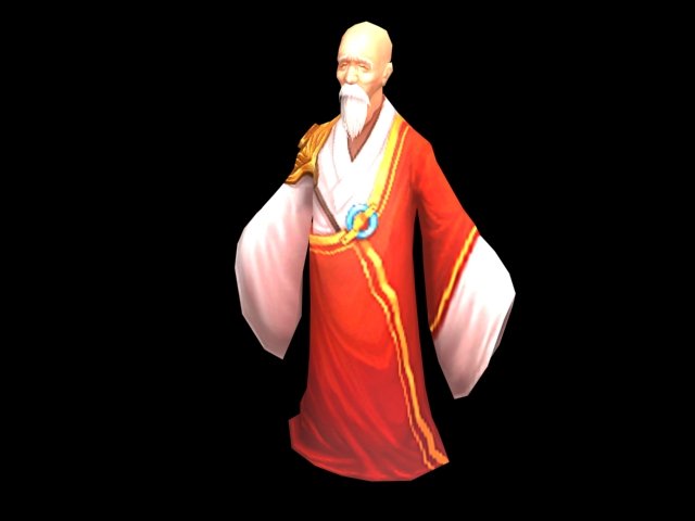 Game Model – Taoist comprehension scene – the high 3D Model