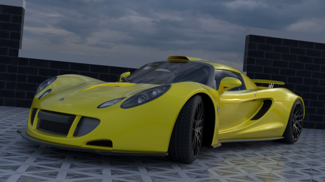 Hennessey Venom GT 3D Model