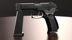 Russian pistol 635 YariginaGrach 3D Model