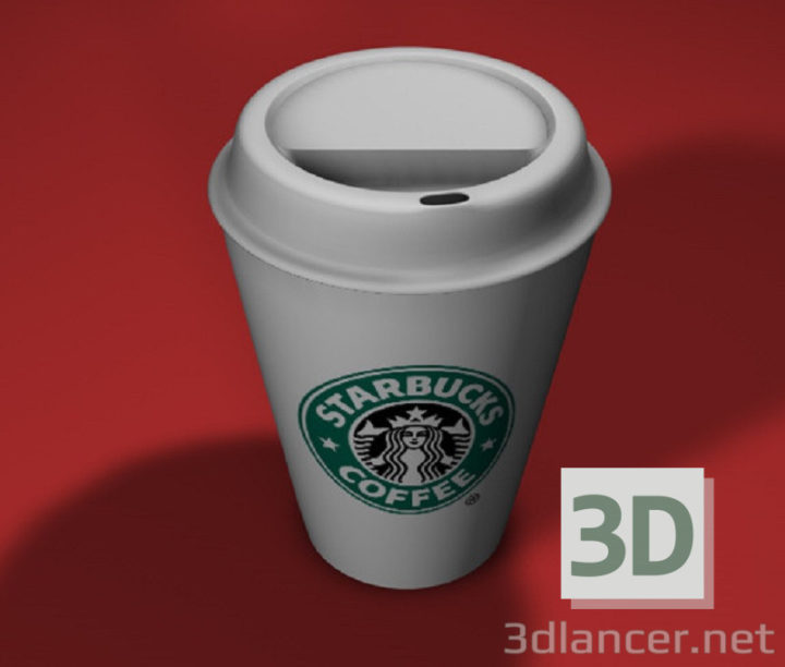 3D-Model Starbucks Coffee Cup - 3DHunt.co