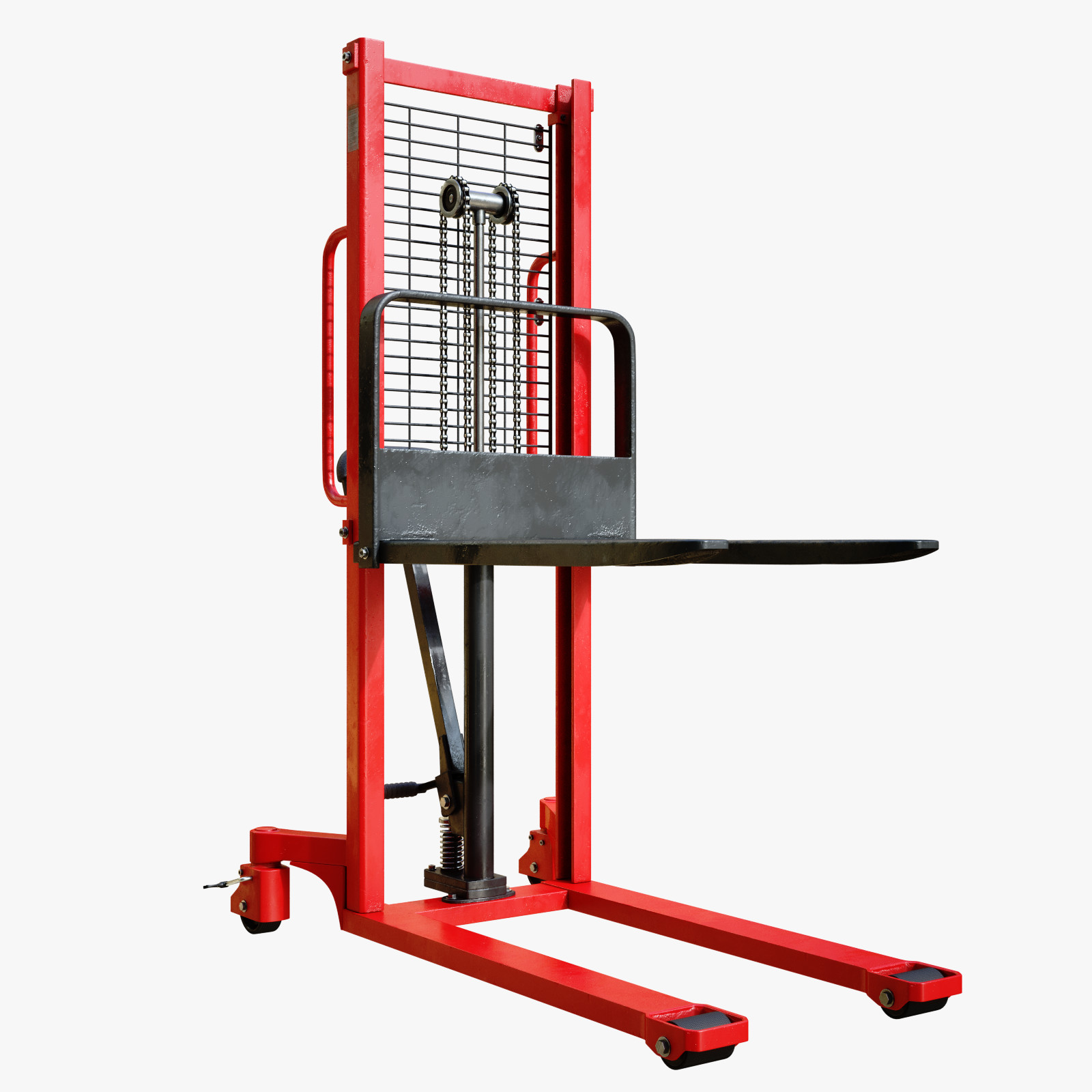 Hand Manual Stacker 3D Model
