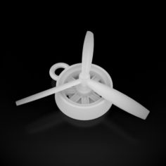 AirplanePropeller Pendant 3D Print Model