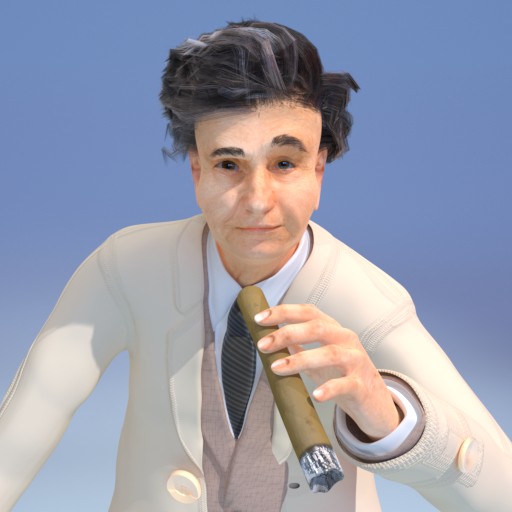 Lieutenant Columbo						 Free 3D Model